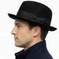 Sombrero Fedora Vintage 1950´s President Fieltro Pelo Conejo BRÜDER DOBESCH (UNISEX) - thumbnail 2