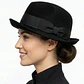 Sombrero Fedora Vintage 1950´s President Fieltro Pelo Conejo BRÜDER DOBESCH (UNISEX) - thumbnail 1