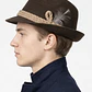 Sombrero Tradicional Alpino Cordón Pluma Vintage 70's OTTO GLÖCKNER (S/M) UNISEX - Miniatura 2