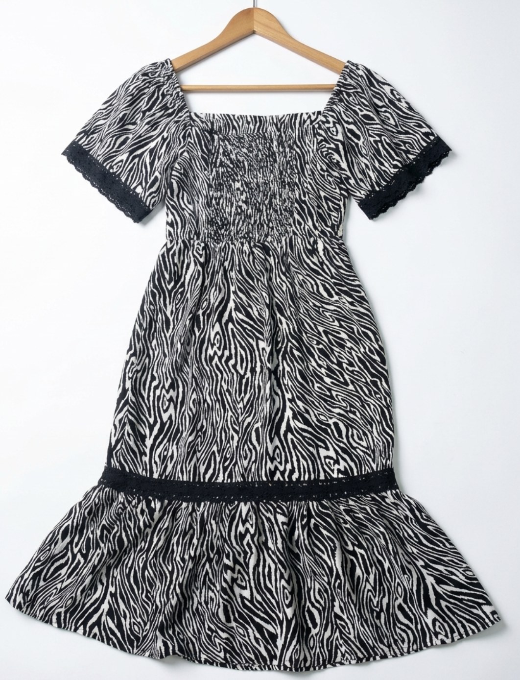 Vestido Largo Convertible Shoulder Bustier Zebra Print SOFÍA VERGARA (XS) NUEVO CON ETIQUETAS 7