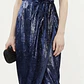 Vestido Midi Terciopelo Metalizado Abinaa TED BAKER LONDON (XS-S)  - thumbnail 1