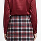Falda Escosesa Wrap 85% Lana Dark Academia EDDIE BAUER (M) TRUE VINTAGE - thumbnail 2