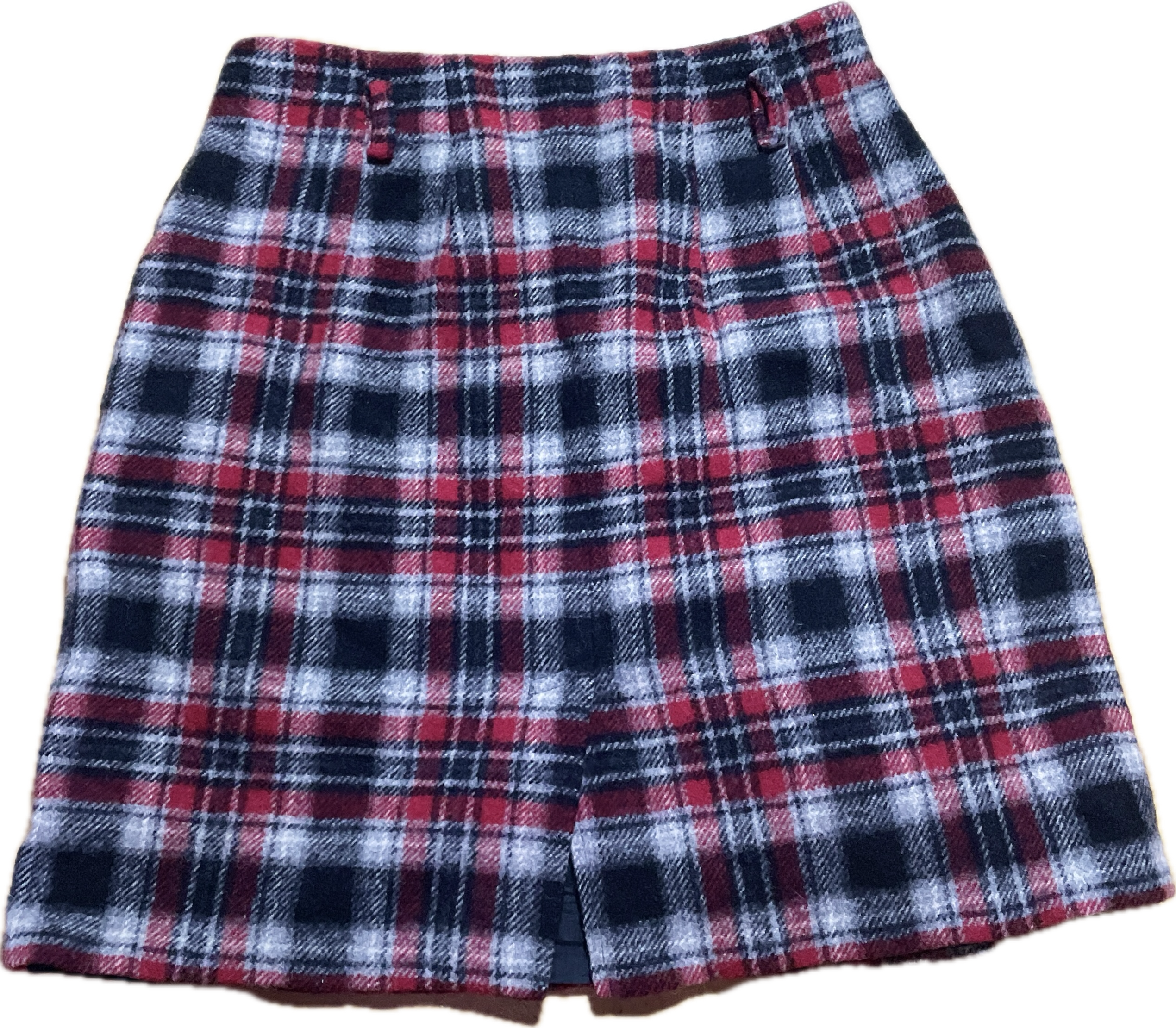 Falda Escosesa Wrap 85% Lana Dark Academia EDDIE BAUER (M) TRUE VINTAGE 5