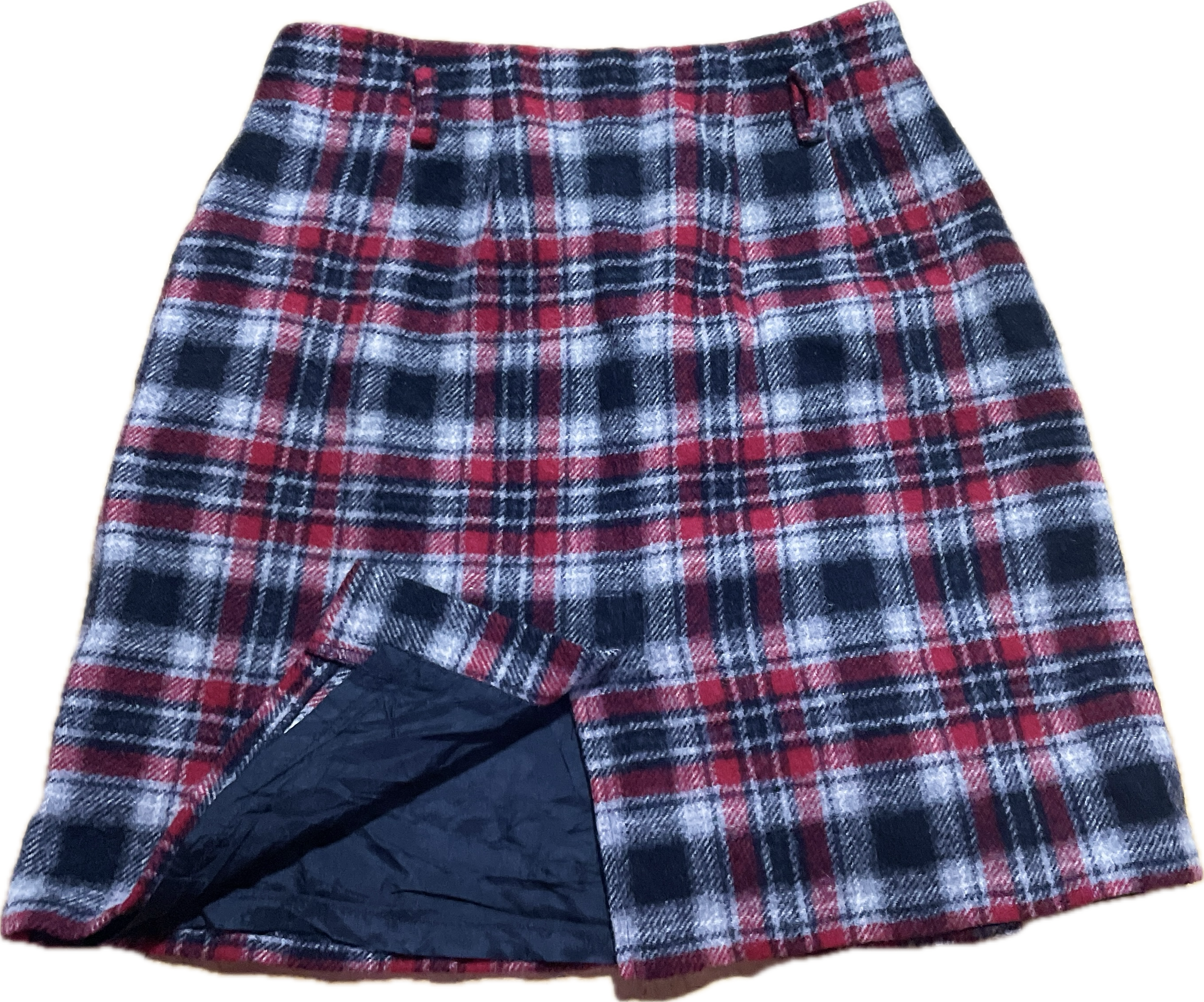 Falda Escosesa Wrap 85% Lana Dark Academia EDDIE BAUER (M) TRUE VINTAGE 6