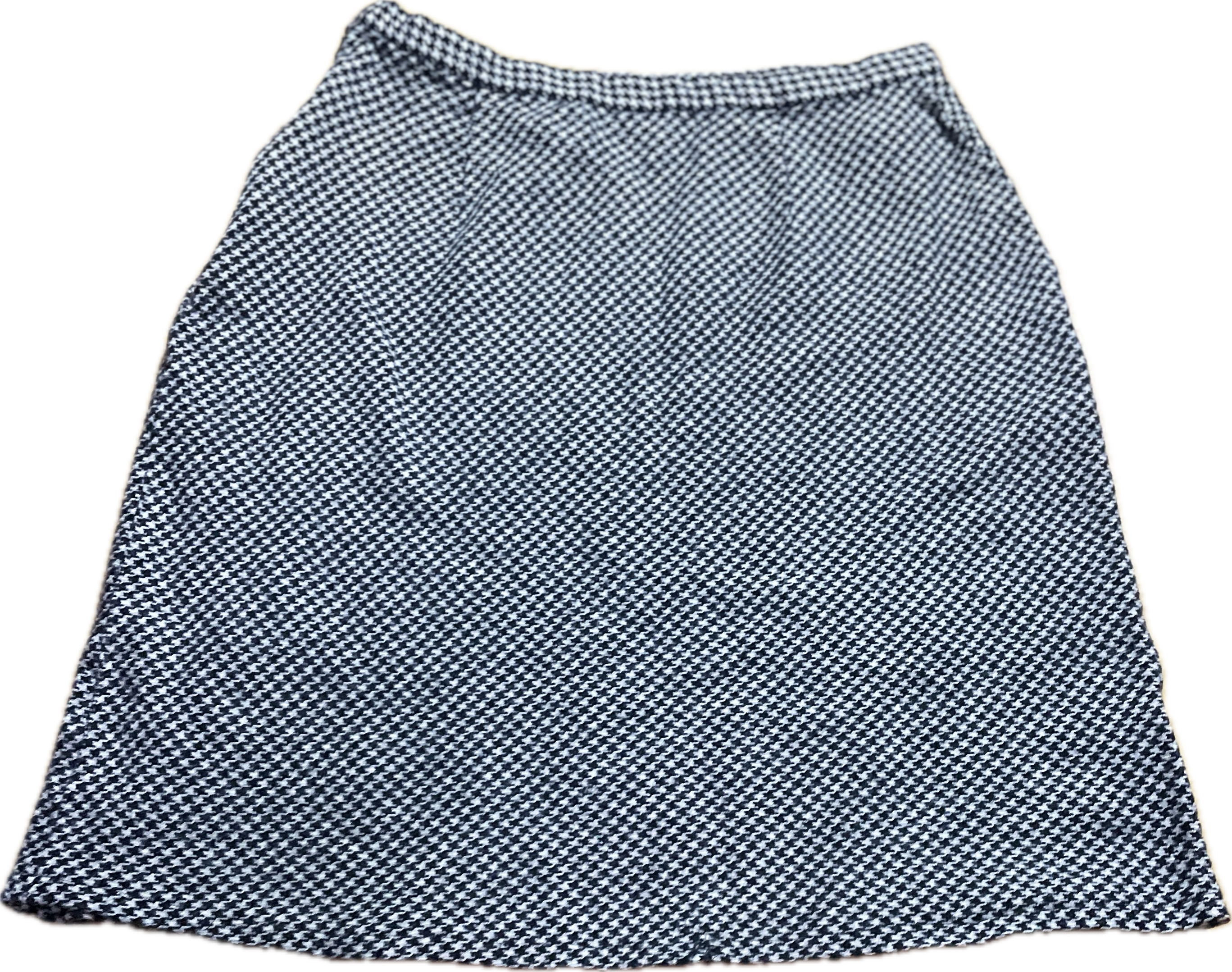Falda A Line Pata de Gallo 90% Lana 10% Cachemira Años 90's DKNY (L) TRUE VINTAGE 5