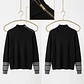 Sweater con Cierre en Hombro y Puños Deportivos KARL LAGERFELD PARIS (XL) NUEVO - thumbnail 2