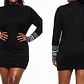 Sweater con Cierre en Hombro y Puños Deportivos KARL LAGERFELD PARIS (XL) NUEVO - thumbnail 1