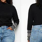Sweater con Cierre en Hombro y Puños Deportivos KARL LAGERFELD PARIS (XL) NUEVO - thumbnail 3