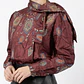 Blusa Satinada Paisley Cuello Lazo Pussy Bow Retro Años 80's ONE MAIN PLACE BY LORCH (M) TRUE VINTAGE  - thumbnail 1