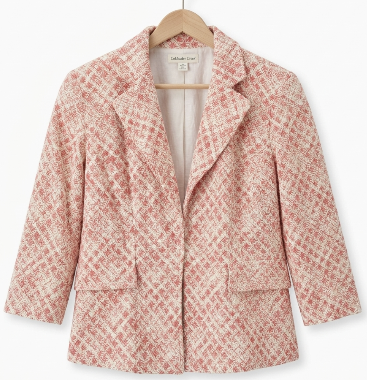 Chaqueta Tejida Sastre 100% Algodón COLDWATER CREEK (L) NUEVO CON ETIQUETAS 5