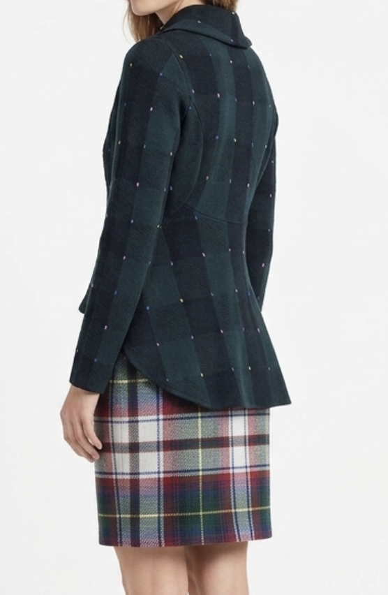 Cardigan Punto Texturizado Peplum Shawl Collar HWR FOR ANTHROPOLOGY (XS) SHOWROOM 3