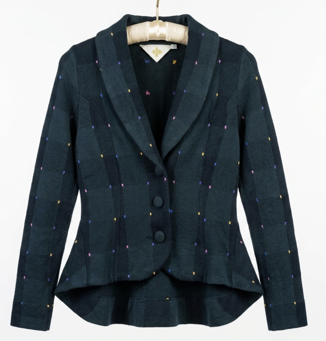 Cardigan Punto Texturizado Peplum Shawl Collar HWR FOR ANTHROPOLOGY (XS) SHOWROOM 2