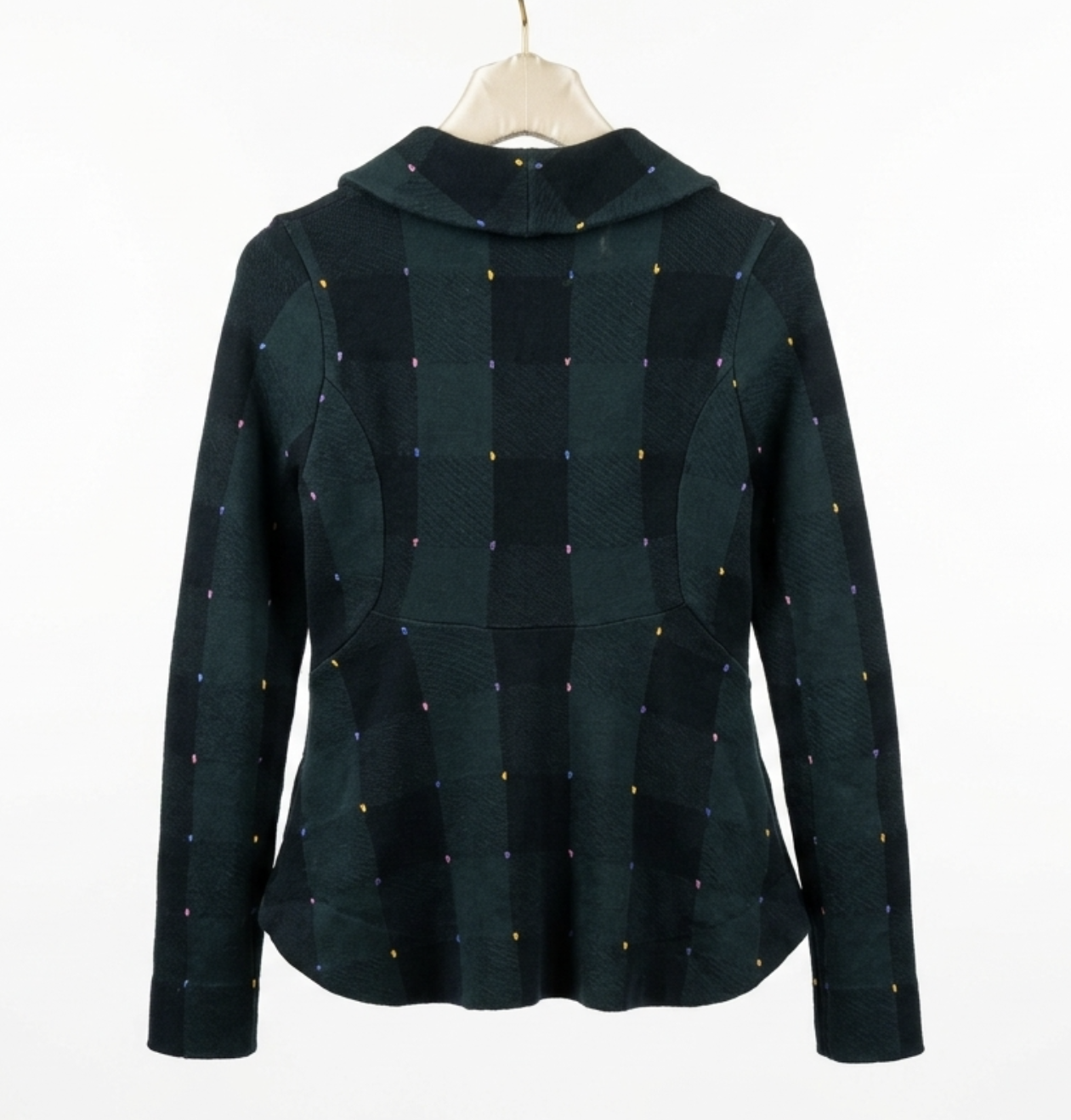 Cardigan Punto Texturizado Peplum Shawl Collar HWR FOR ANTHROPOLOGY (XS) SHOWROOM 8