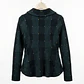 Cardigan Punto Texturizado Peplum Shawl Collar HWR FOR ANTHROPOLOGY (XS) SHOWROOM - thumbnail 8