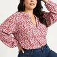 Blusa Camisera Floreada UNIVERSAL THREAD (XXL) NUEVO CON ETIQUETAS - Miniatura 2
