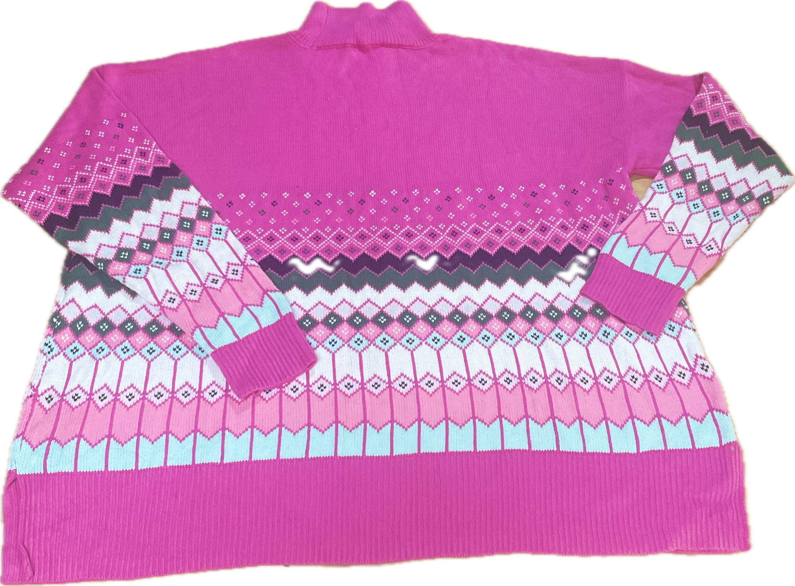 Suéter Cuello Alto Alpino Oversized CROWN & IVY (XL) NUEVO CON ETIQUETAS 5