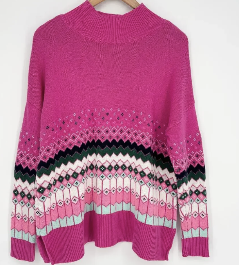 Suéter Cuello Alto Alpino Oversized CROWN & IVY (XL) NUEVO CON ETIQUETAS 7