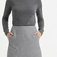 Falda 80% Lana Bolsillos Frontales Gris Melange J.CREW (M-L) SHOWROOM - Miniatura 1