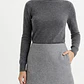 Falda 80% Lana Bolsillos Frontales Gris Melange J.CREW (M-L) SHOWROOM - Miniatura 2