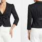 Blazer Corto Jacquard Brocado con Moño Satinado BETSEY JOHNSON NEW YORK (S) NUEVO CON ETIQUETAS - Miniatura 2