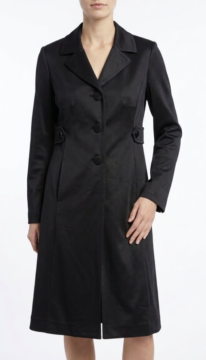 Abrigo Trench Algodonado Ligero JULIAN TAYLOR (S) NUEVO CON ETIQUETAS 1