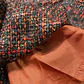 Vestido Sin Mangas Tweed Multicolor Lana seda Alpaca BENETTON (L) - thumbnail 2