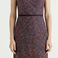 Vestido Sin Mangas Tweed Multicolor Lana seda Alpaca BENETTON (L) - thumbnail 1