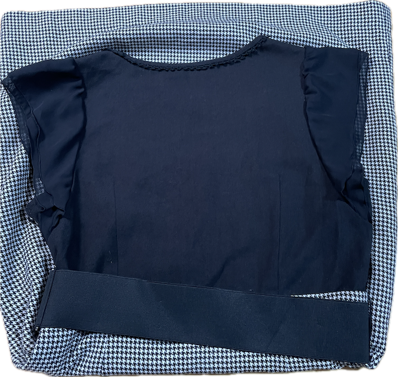 Vestido Estilo Cute/Kawaii Elegante Pata de Gallo Cinturón DELLA LUCE JAPAN (S-M) NUEVO 7