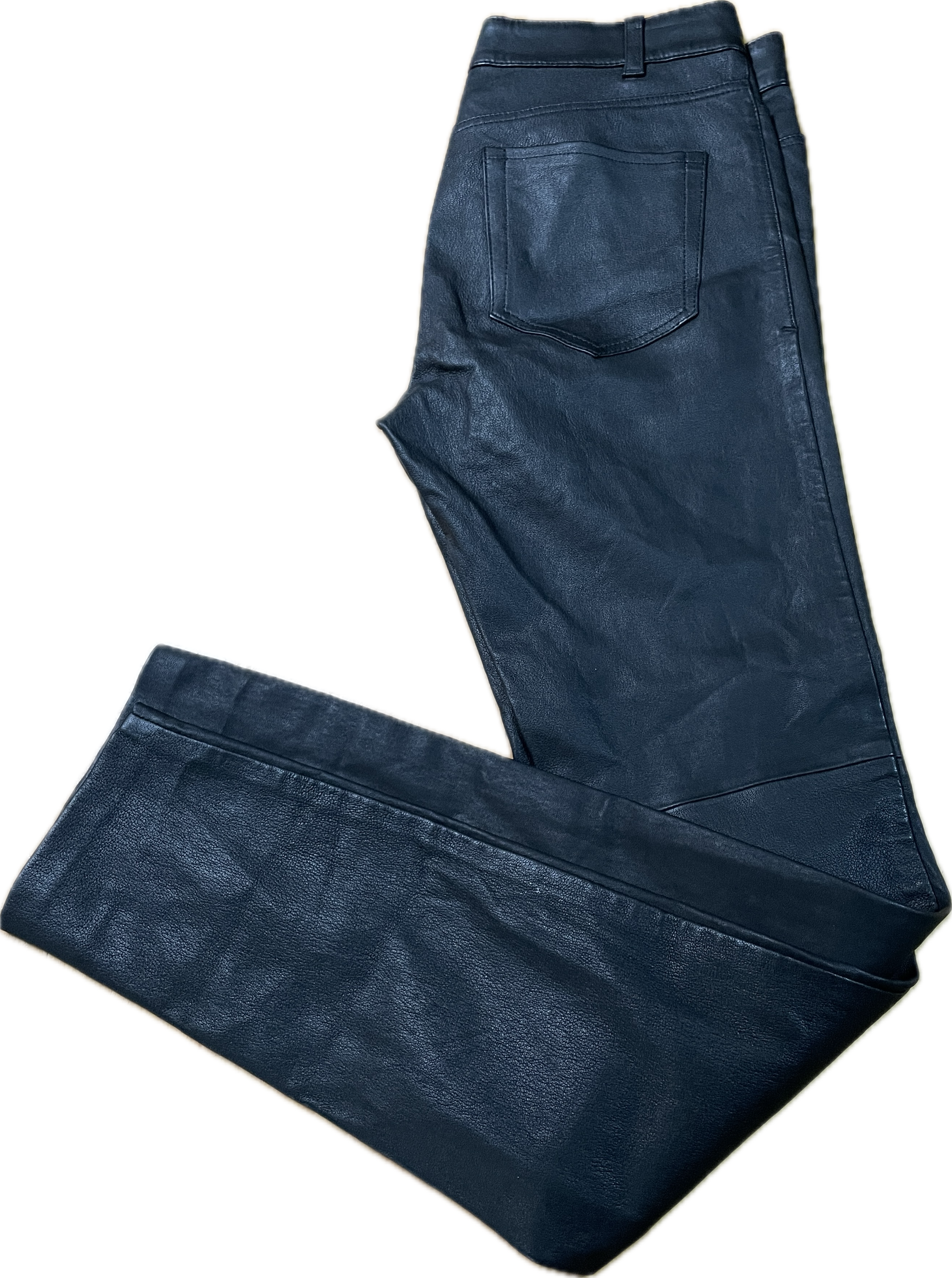 Pantalón Skinny 100% Cuero Cordero H&M PREMIUM SELECTION (XS) SHOWROOM 3