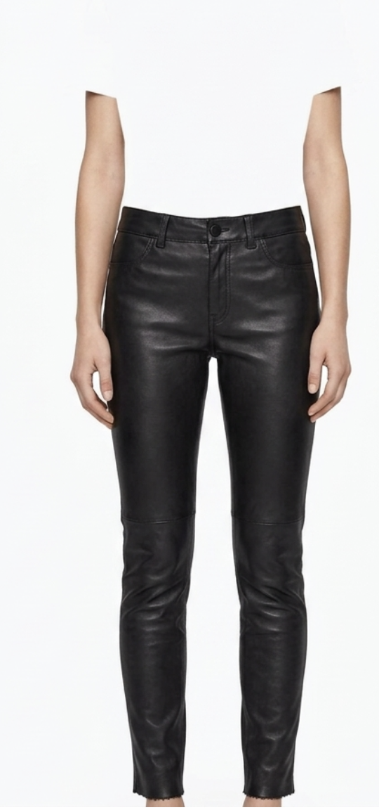 Pantalón Skinny 100% Cuero Cordero H&M PREMIUM SELECTION (XS) SHOWROOM 1