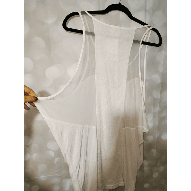 Top Malla Encaje Perla Batwing SLY (Talla Única) NUEVO ETIQUETA