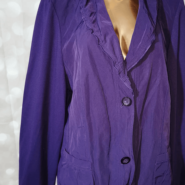 Blazer Sport Chic Cuello Alambre Diseño BARBARA LEBEK (XL) 2