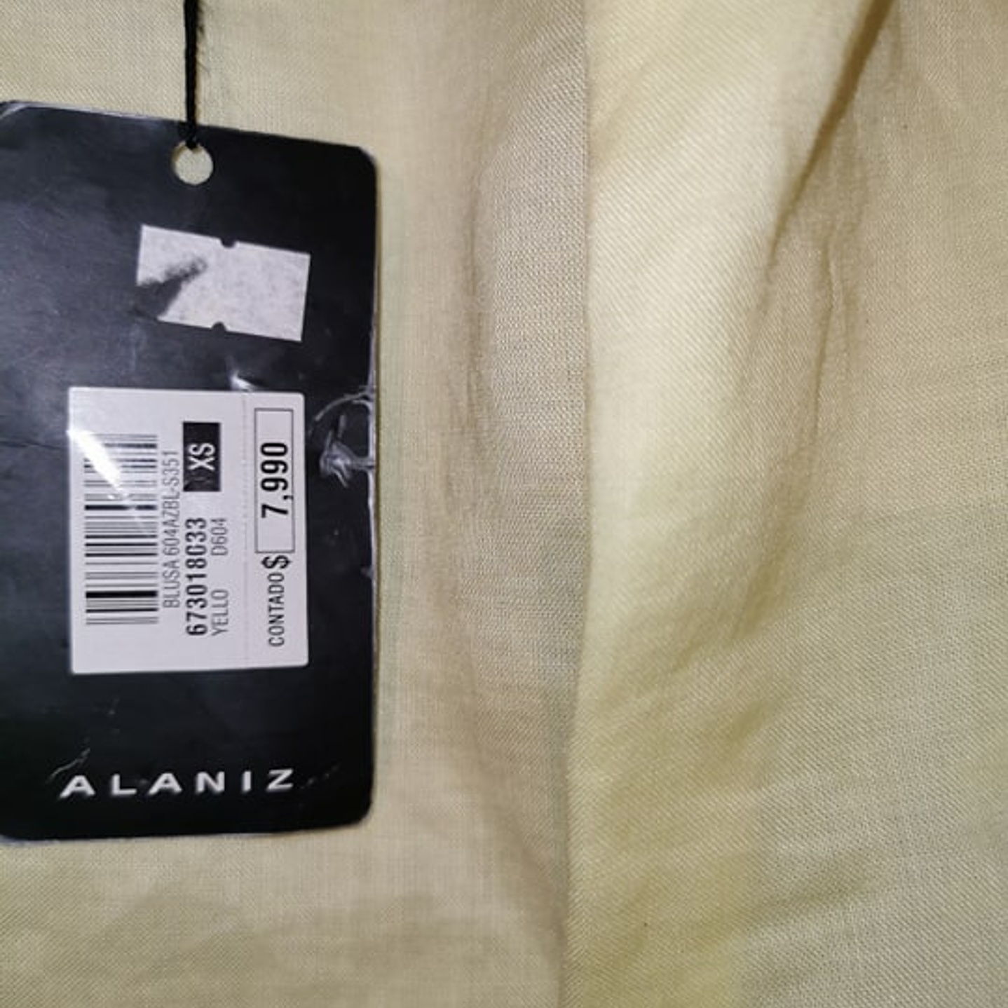 Blusa Sin Mangas 100% Ramie ALANIZ (XS-S) NUEVO ETIQUETAS 4