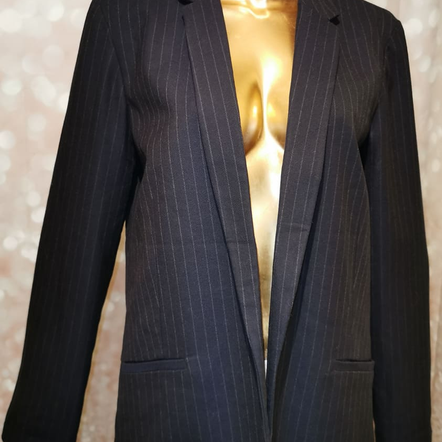 Blazer Pinstripe TOPSHOP (M) NUEVO CON ETIQUETAS 1