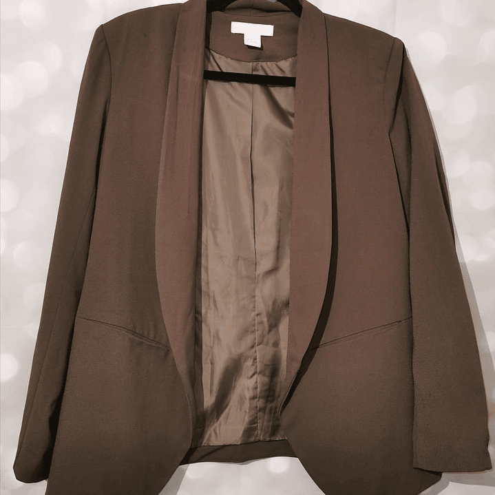 Blazer Ligero Solapa Tuxedo H&M (S) NUEVO 2