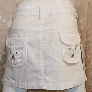 Falda Cargo Denim Stretch BANDOLLI JEANS (S-M) NUEVO ETIQUETAS