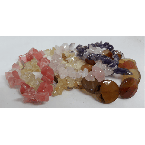 Pulseras piedras naturales