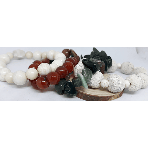 Pulseras piedras naturales