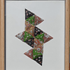 Cuadro Origami, enmarcado.