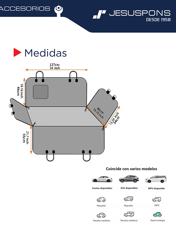 Funda de auto impermeable para mascotas 2