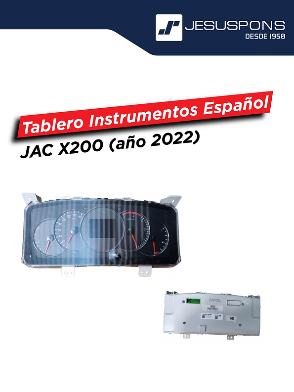 Tablero de instrumentos español Jac Modelo X200 1