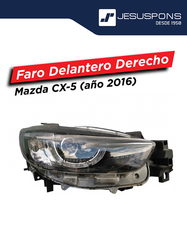 Faro delantero derecho Mazda CX5 1