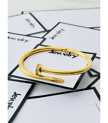 Bracelete -  Spike & Shiny Cartier - Dourado