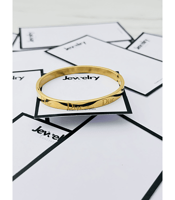Bracelete - Simple Dior - Dourado