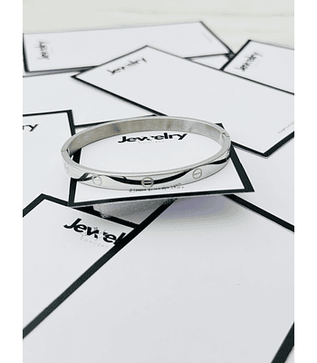 Bracelete - Simple Cartier - Prateado
