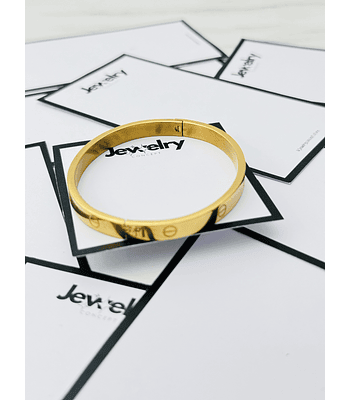 Bracelete - Simple Cartier - Dourado