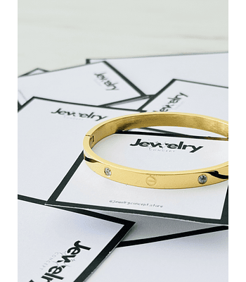 Bracelete - Simple & Shiny Cartier - Dourado