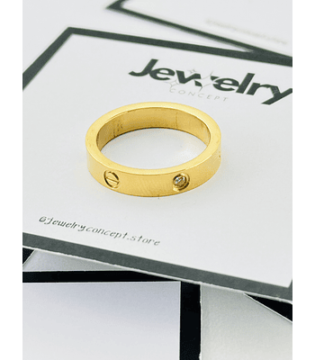 Anel - Simple & Shiny Cartier - Dourado