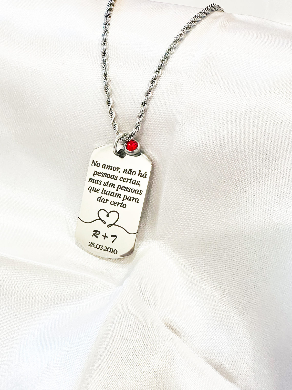 Coração de Aço – Chapa Masculina Personalizada 5