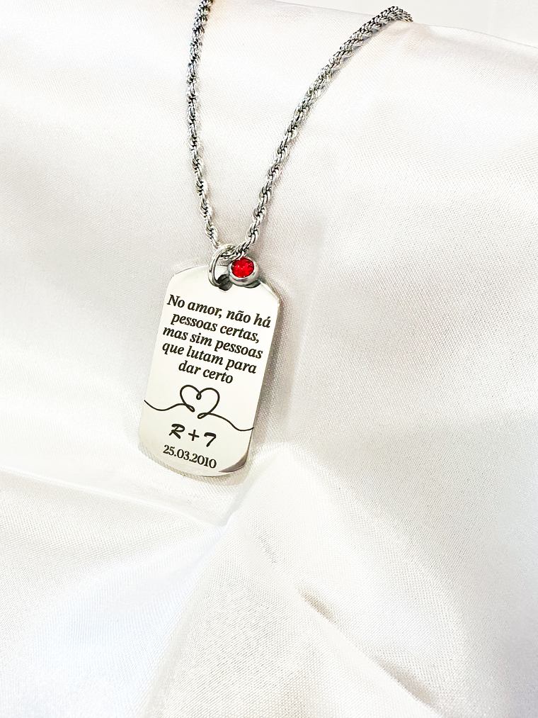 Coração de Aço – Chapa Masculina Personalizada 5